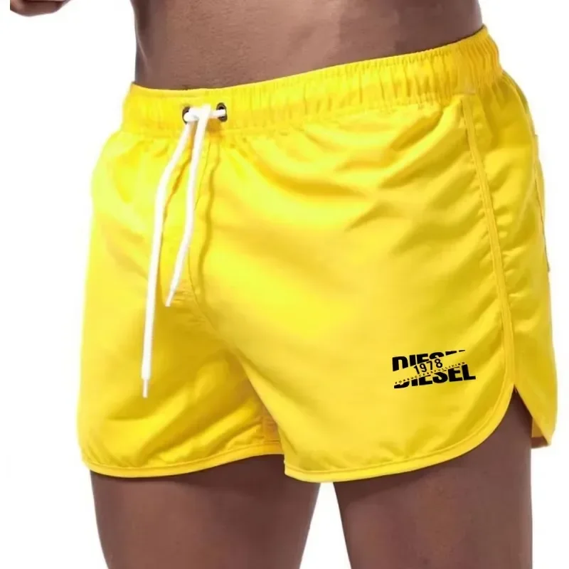 Men's Summer Casual Board Shorts Breathable Quick-Dry Beach Wear Comfortable Fit for Swimming Surfing Fitness and Outdoor