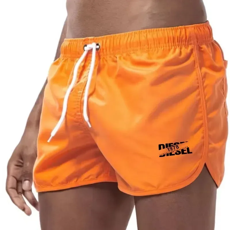 Men's Summer Casual Board Shorts Breathable Quick-Dry Beach Wear Comfortable Fit for Swimming Surfing Fitness and Outdoor