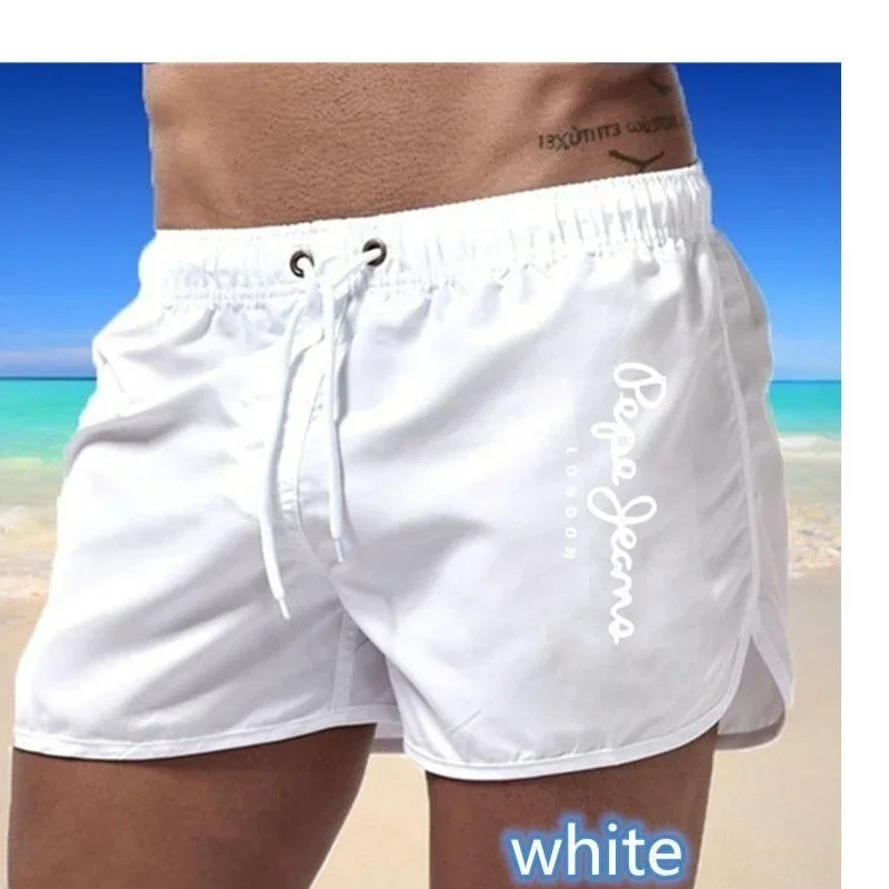 Men's quick drying beach underwear 2026 summer swimming shorts surfing breathable drawstring casual fashionable daily shorts