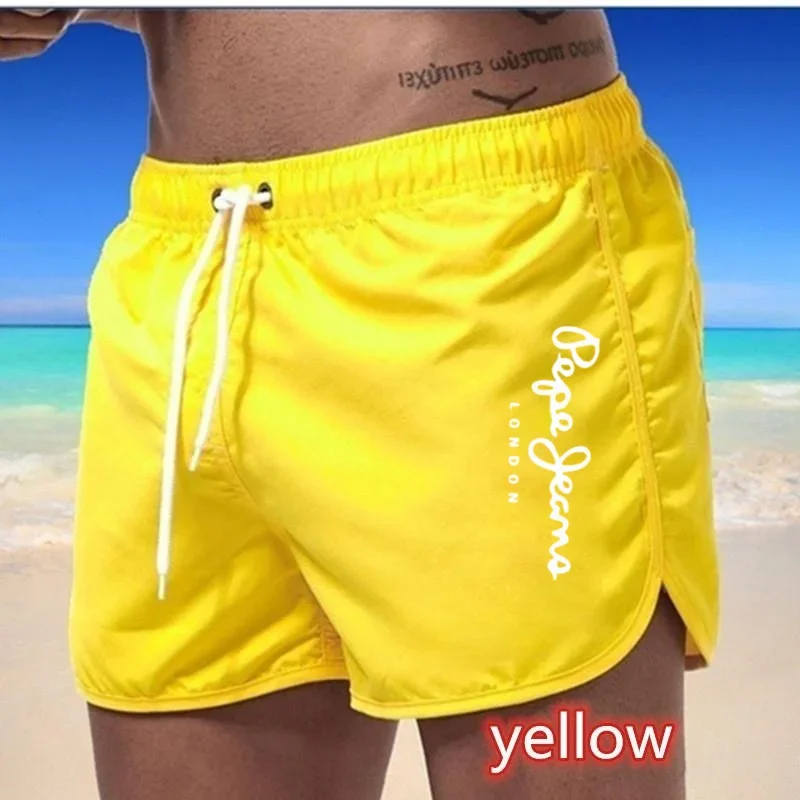 Men's quick drying beach underwear 2026 summer swimming shorts surfing breathable drawstring casual fashionable daily shorts