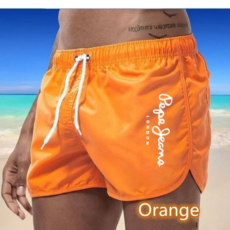 Men's quick drying beach underwear 2026 summer swimming shorts surfing breathable drawstring casual fashionable daily shorts