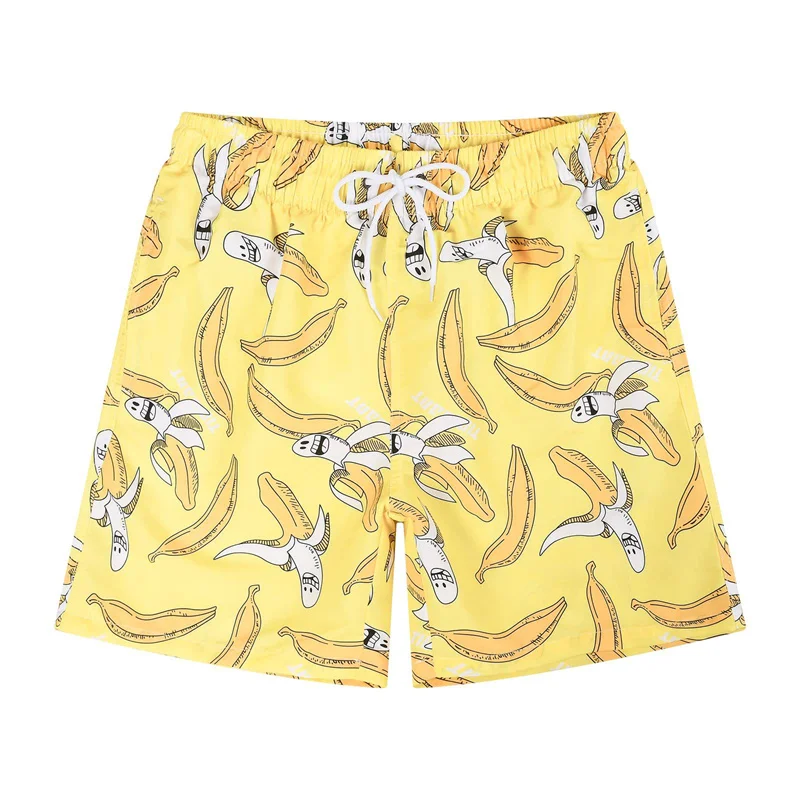 Hawaiian 3d Print Plants Flamingo Beach Shorts Men Summer Short Pants Outdoor Sports Surf Board Shorts Quick Dry Swim Trunks