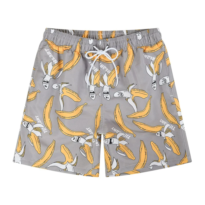 Hawaiian 3d Print Plants Flamingo Beach Shorts Men Summer Short Pants Outdoor Sports Surf Board Shorts Quick Dry Swim Trunks