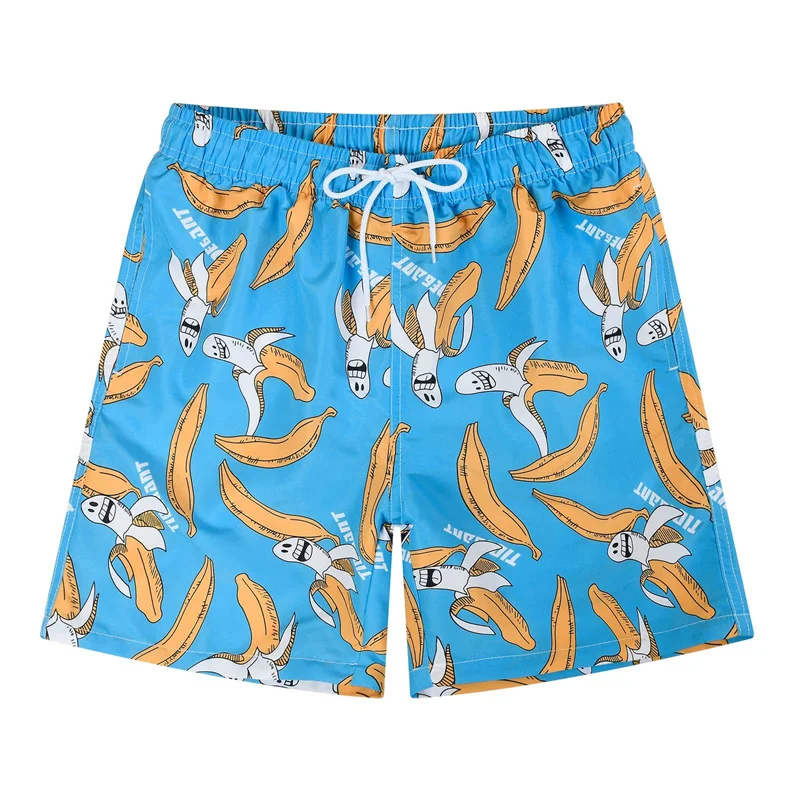 Hawaiian 3d Print Plants Flamingo Beach Shorts Men Summer Short Pants Outdoor Sports Surf Board Shorts Quick Dry Swim Trunks