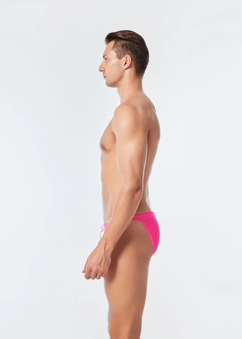 2026New s slender waist men's swimming trunks foreign trade triangle swimsuit European and American new fashion D101