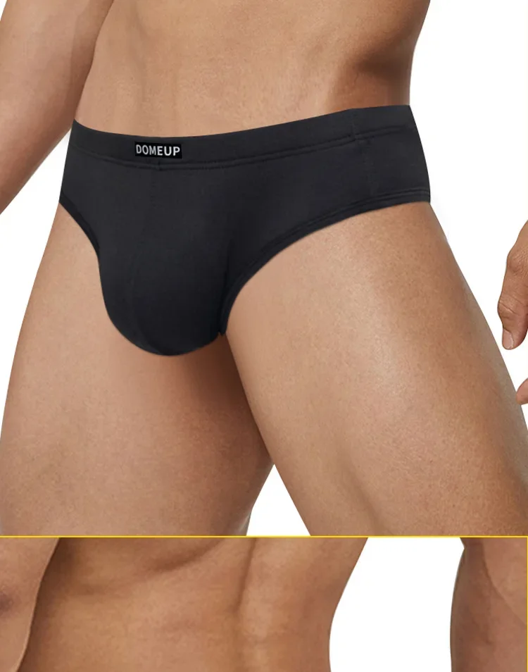 Solid color men's underwear soft men's low waist sports thong fitness pants DP903