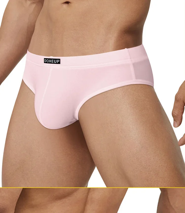 Solid color men's underwear soft men's low waist sports thong fitness pants DP903