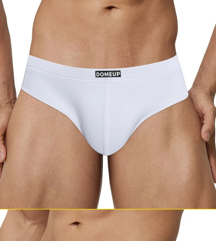 Solid color men's underwear soft men's low waist sports thong fitness pants DP903