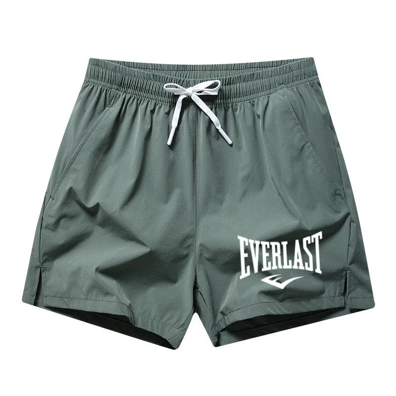 2026 new men's sports and leisure fashionable printed lightweight outdoor quick drying running and fitness loose shorts