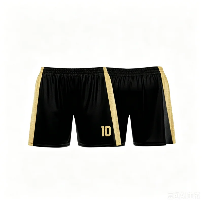 This Is A Customized Beige And Black Beach Shorts Summer Fashion Breathable Short Pants