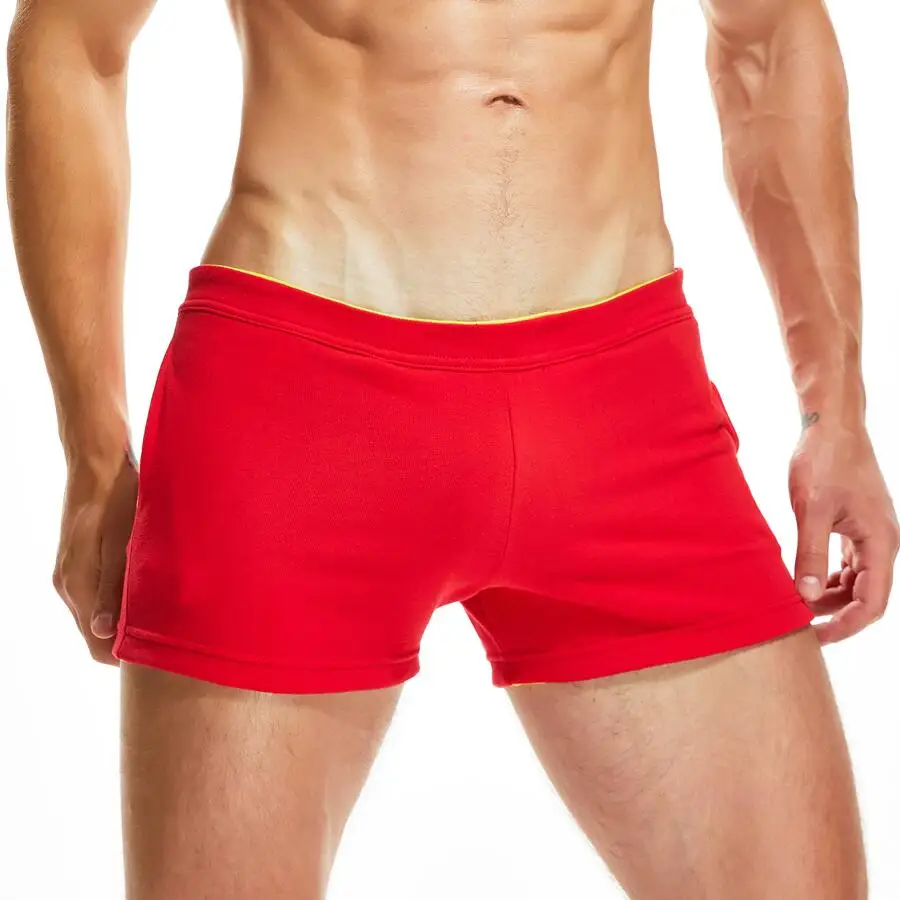 SEOBEAN-COLOURWAY CONTRAST SHORTS for Men, Casual Shorts, 100% Cotton, Breathing Jogging, Athletic, Gym