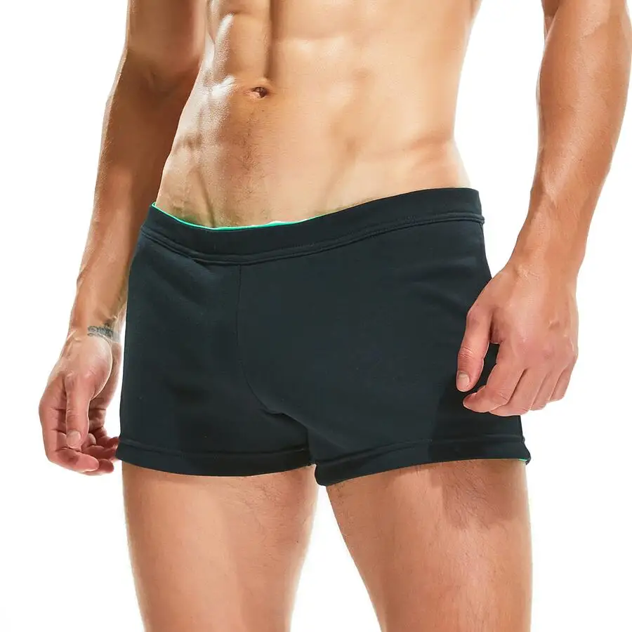 SEOBEAN-COLOURWAY CONTRAST SHORTS for Men, Casual Shorts, 100% Cotton, Breathing Jogging, Athletic, Gym