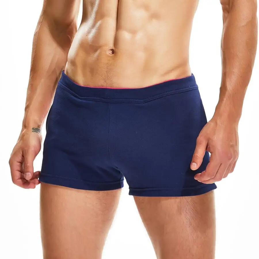SEOBEAN-COLOURWAY CONTRAST SHORTS for Men, Casual Shorts, 100% Cotton, Breathing Jogging, Athletic, Gym
