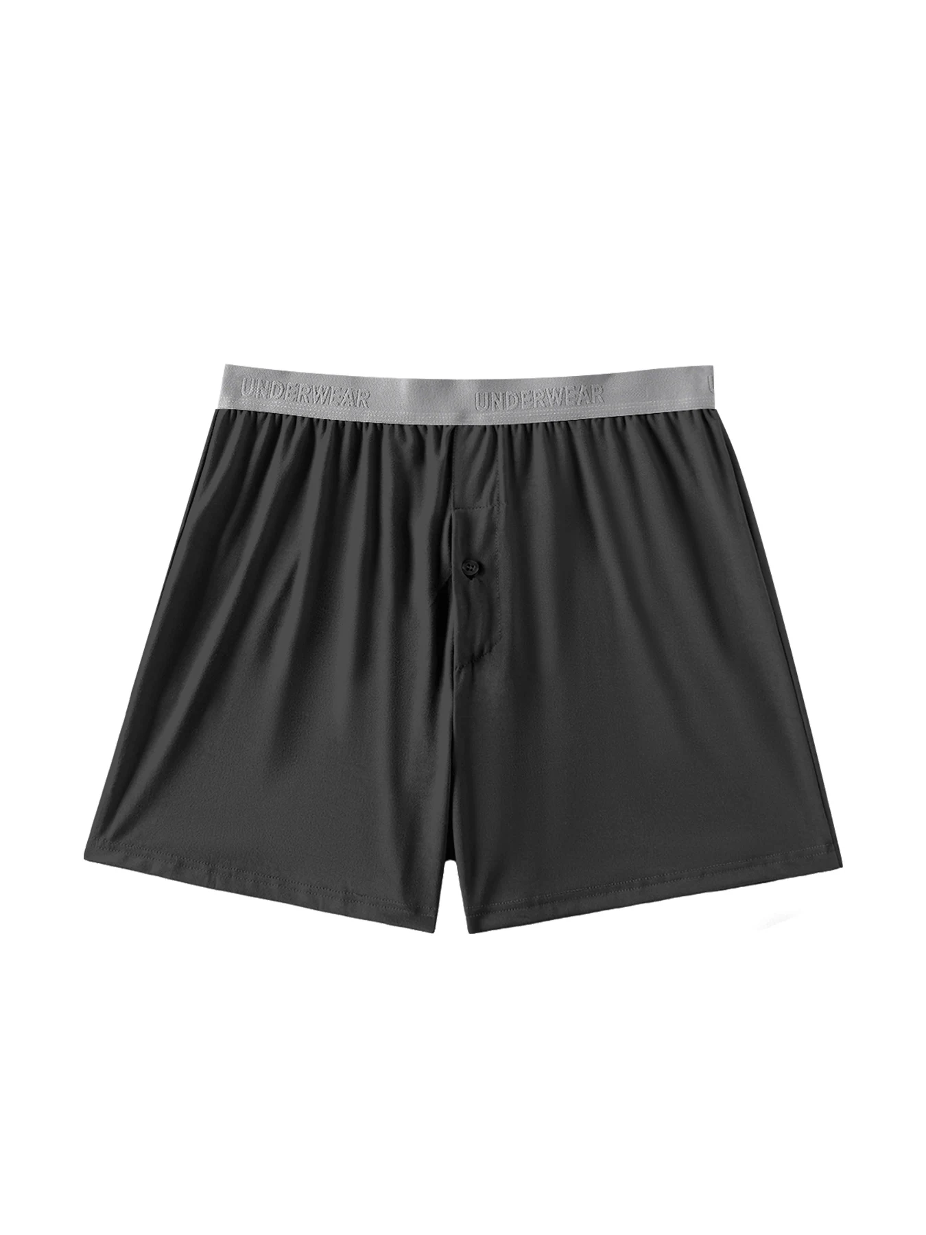 3-Piece Set of Men's Four Season Solid Color Plus Size Aro Pants, Comfortable and Simple Flat Corner Pants, Casual Beach Shorts