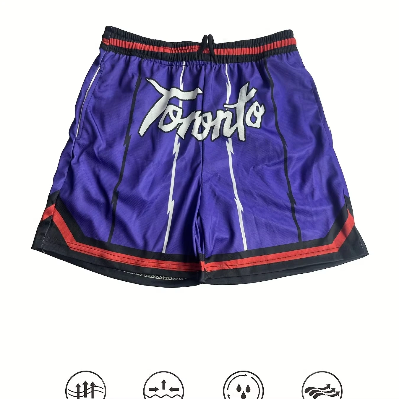 2026 Toronto Raptors Retro City Edition Away Basketball Shorts Men's Quick Drying Shorts Are Suitable Fo Y2K
