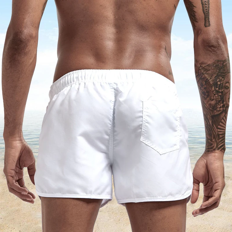 New Summer Hot Swimmers, Gym Running Shorts, Men's Beach Wear, Luxury Beach Shorts, Quick Drying