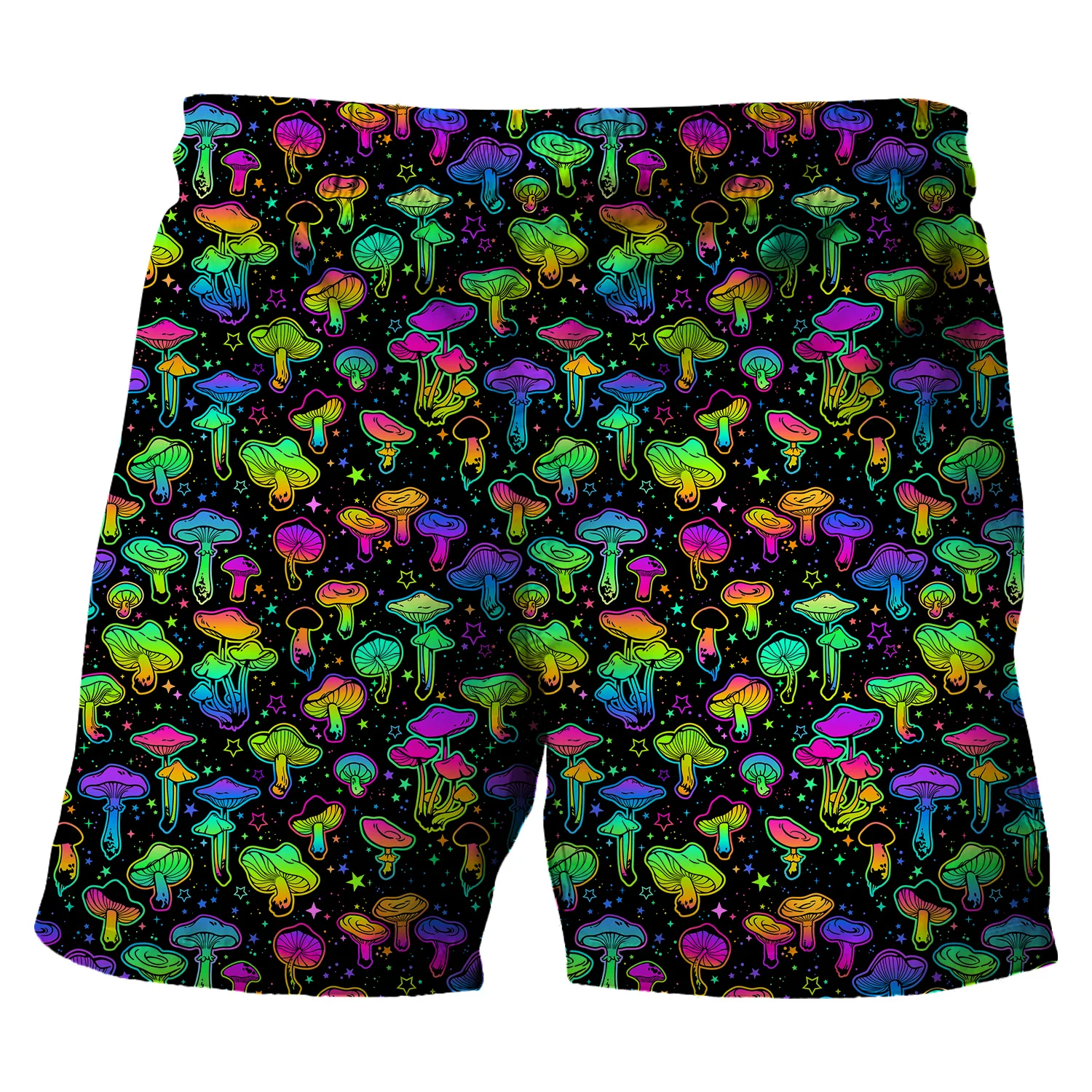 Men's Fashion Skull Man Pattern Digital 3D Printing Men's Casual Drawstring Shorts with Pockets Suitable for Summer Leisure
