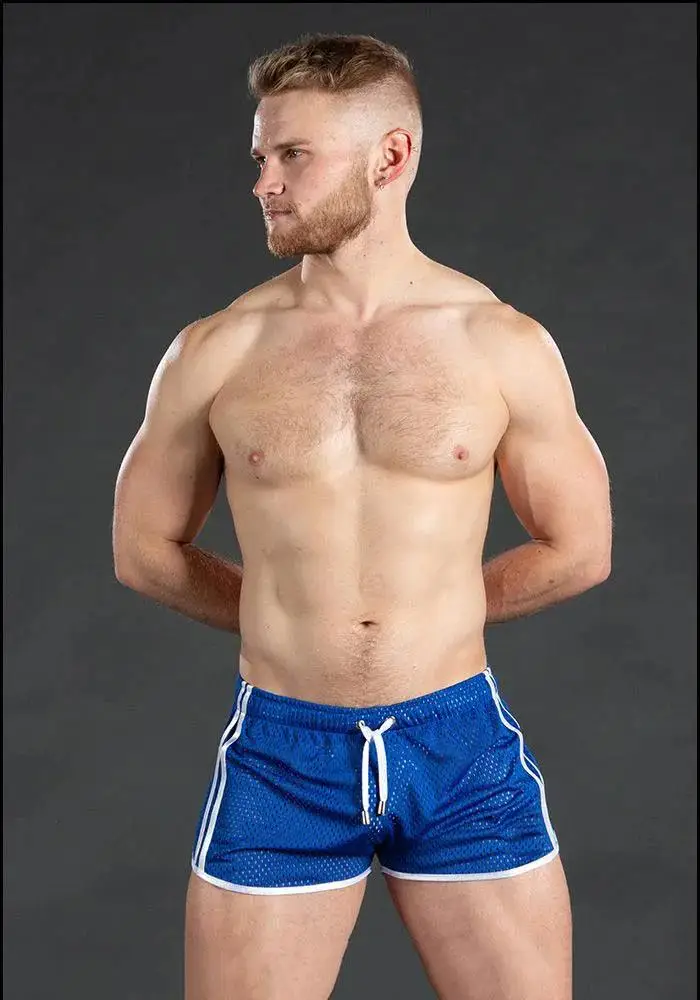 2026 New Gym Mens Summer Running Shorts Quick Dry grid Workout Short Pants GYM Wear Men Training Beach Breathable sports Shorts