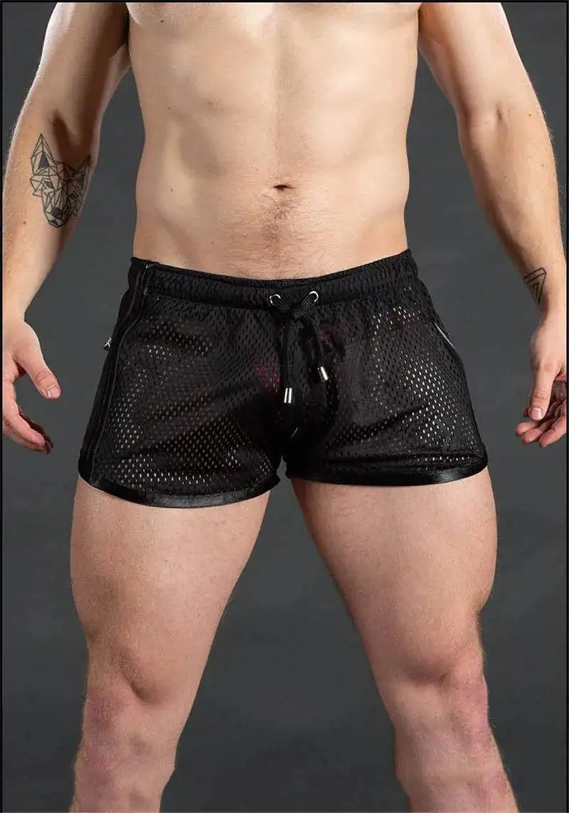 2026 New Gym Mens Summer Running Shorts Quick Dry grid Workout Short Pants GYM Wear Men Training Beach Breathable sports Shorts