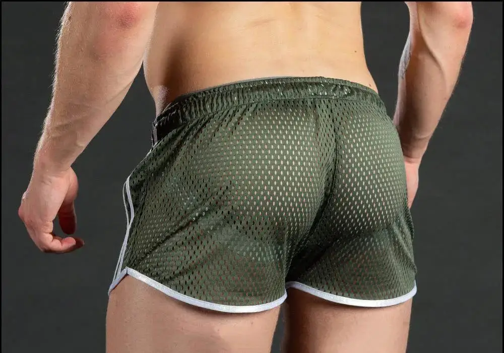 2026 New Gym Mens Summer Running Shorts Quick Dry grid Workout Short Pants GYM Wear Men Training Beach Breathable sports Shorts