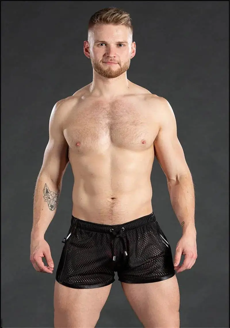 2026 New Gym Mens Summer Running Shorts Quick Dry grid Workout Short Pants GYM Wear Men Training Beach Breathable sports Shorts