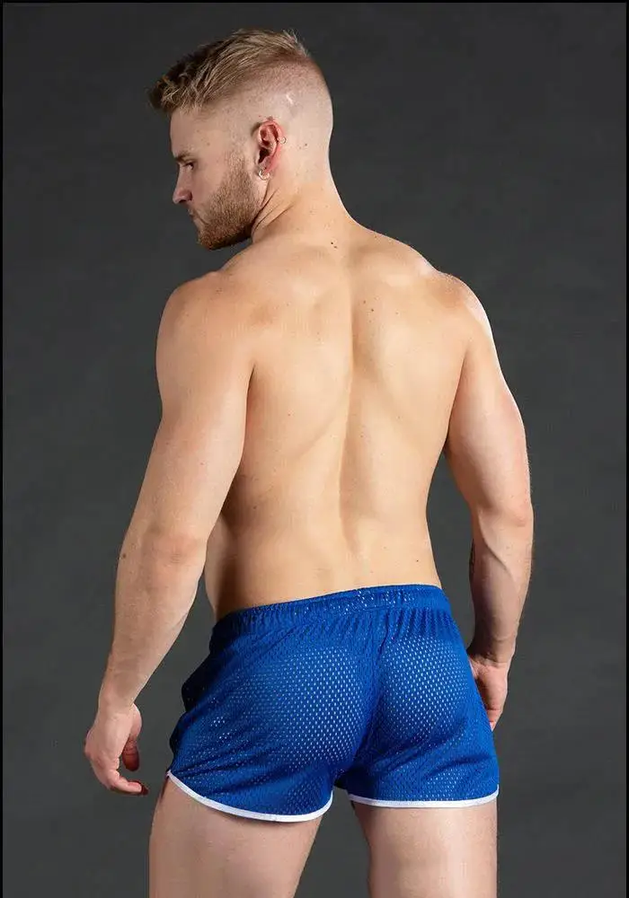 2026 New Gym Mens Summer Running Shorts Quick Dry grid Workout Short Pants GYM Wear Men Training Beach Breathable sports Shorts