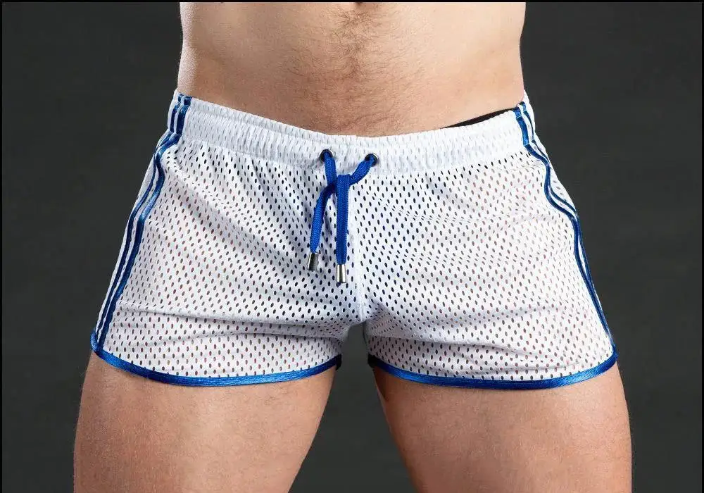 2026 New Gym Mens Summer Running Shorts Quick Dry grid Workout Short Pants GYM Wear Men Training Beach Breathable sports Shorts