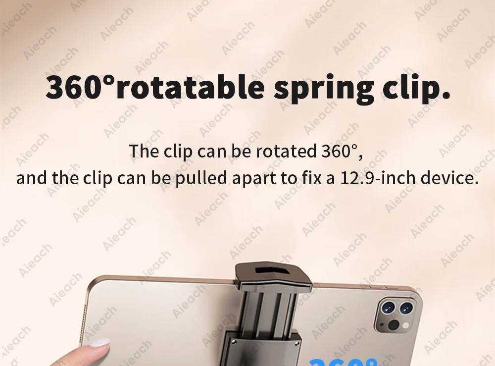 Adjustable Bed Tablet Stand for 4-12.9 Inches Mobile Phones Tablets Aluminum Arm Bed Desk Tablet Mount Support for iPad Mini