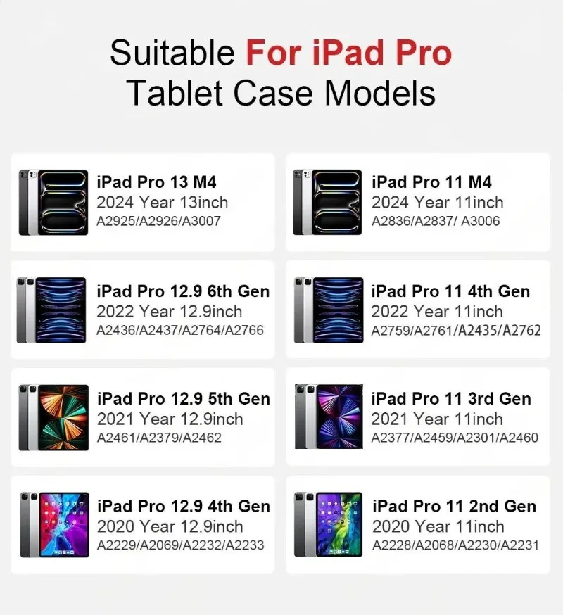 Luxury Leather Case For iPad A16 11th 10th Pro 11 12.9 Air 4 5 6 13 MINI 6 7 10.2 7th 8th 9th 9.7 5th 6th Wrist Band Stand Cover