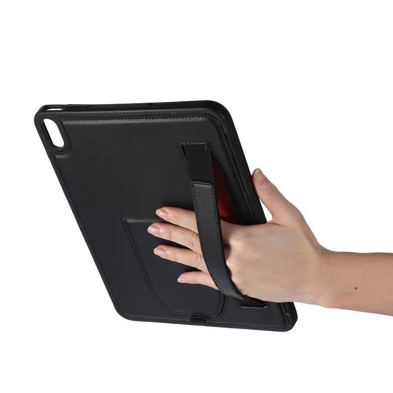 Luxury Leather Case For iPad A16 11th 10th Pro 11 12.9 Air 4 5 6 13 MINI 6 7 10.2 7th 8th 9th 9.7 5th 6th Wrist Band Stand Cover