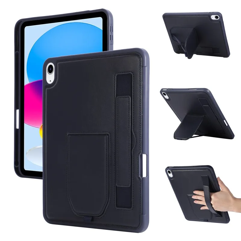 Luxury Leather Case For iPad A16 11th 10th Pro 11 12.9 Air 4 5 6 13 MINI 6 7 10.2 7th 8th 9th 9.7 5th 6th Wrist Band Stand Cover