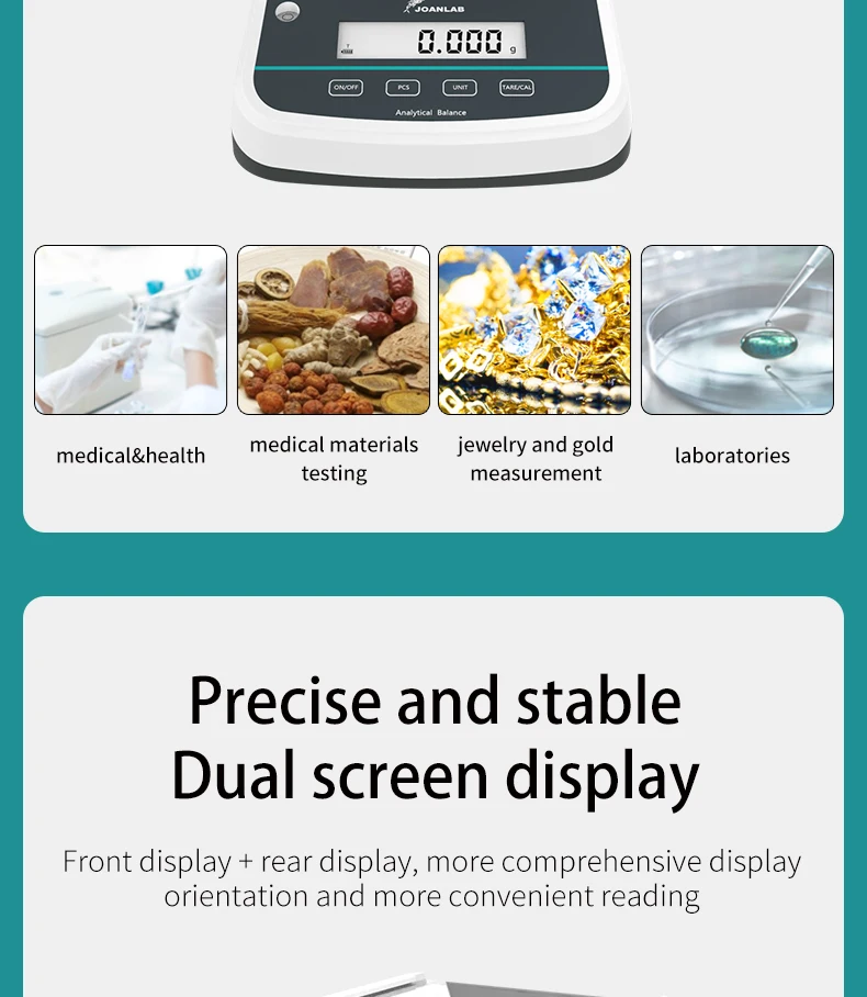Digital Analytical Balance Laboratory Scales Microbalance Electronic Precision Balance Scale 200g 300g Range 0.001g Resolution