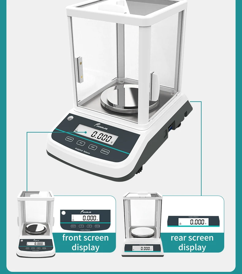 Digital Analytical Balance Laboratory Scales Microbalance Electronic Precision Balance Scale 200g 300g Range 0.001g Resolution