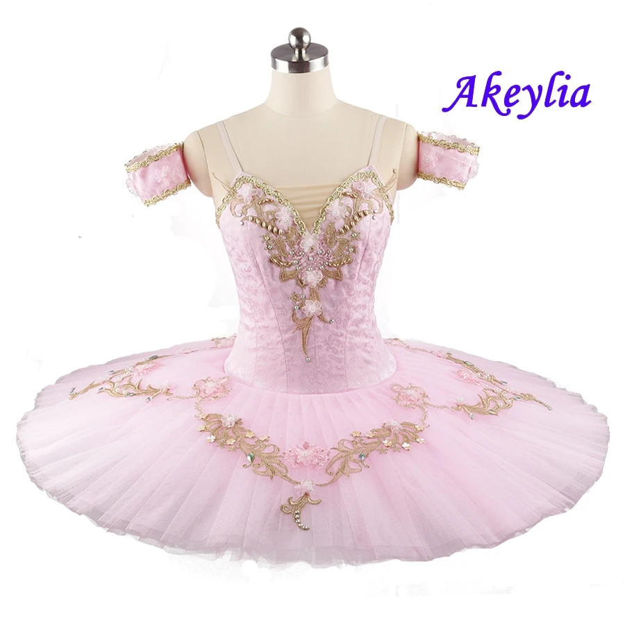 Girls Lilac fairy Doll Ballet Tutu professional red competition Stage Costumes dress female Ballet Pancake Tutu purple for Adult