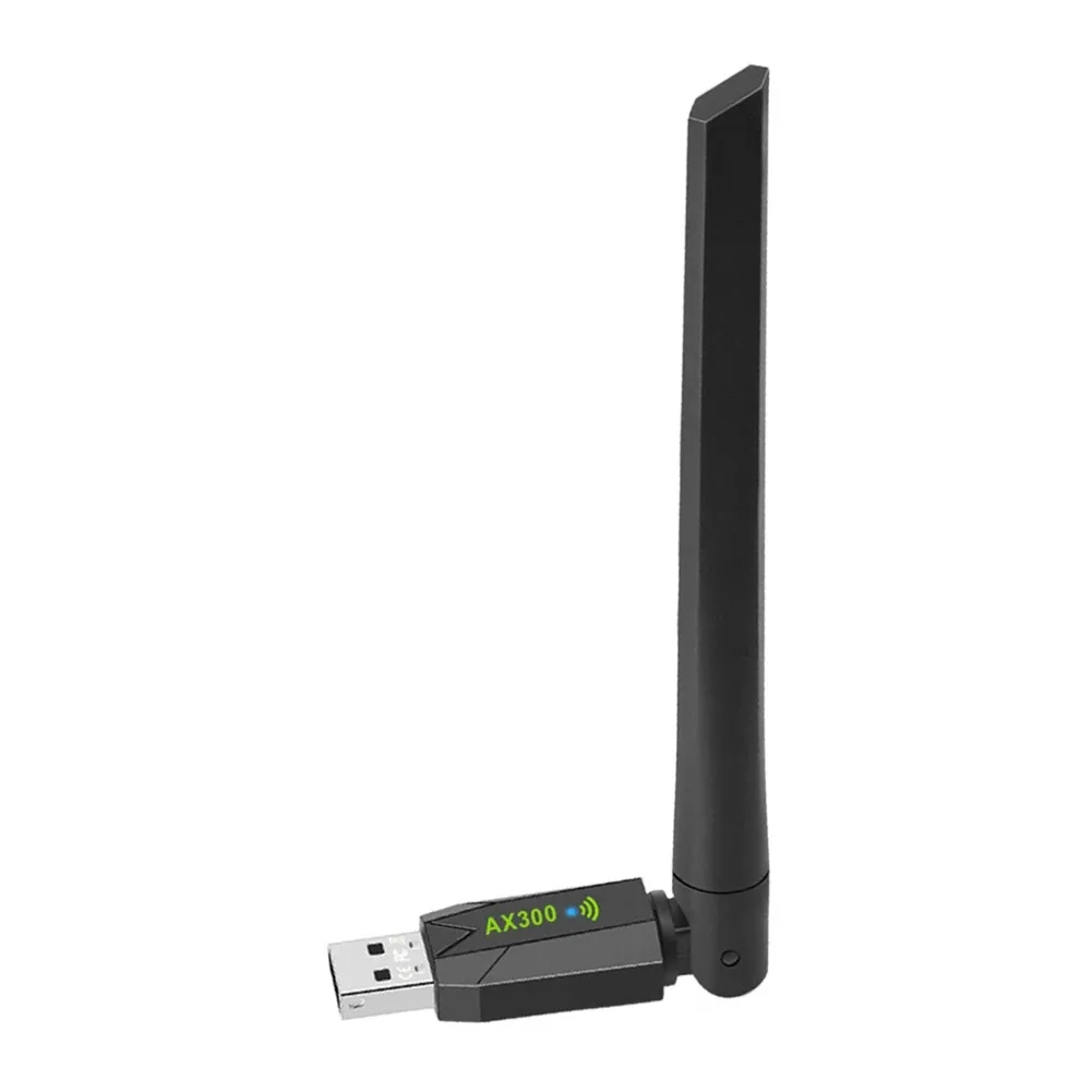 KEBIDUMEI USB WiFi Adapter WIFI6 AX900/AX300 802.11AX Wireless Network Card 2.4G 5G Bluetooth 5.4 Receiver 900Mbps For PC/Laptop