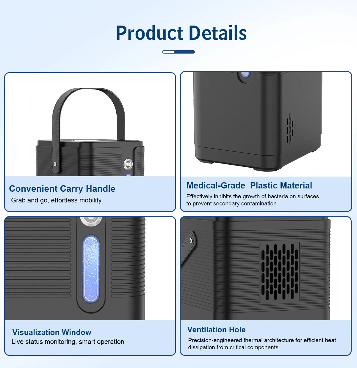 Suyzeko H2 Inhaler 200ML:Pure Hydrogen Water Generator Wodoru,Inhalator Wodorowy,Home Care Wellness,Free Portable Carry Bag