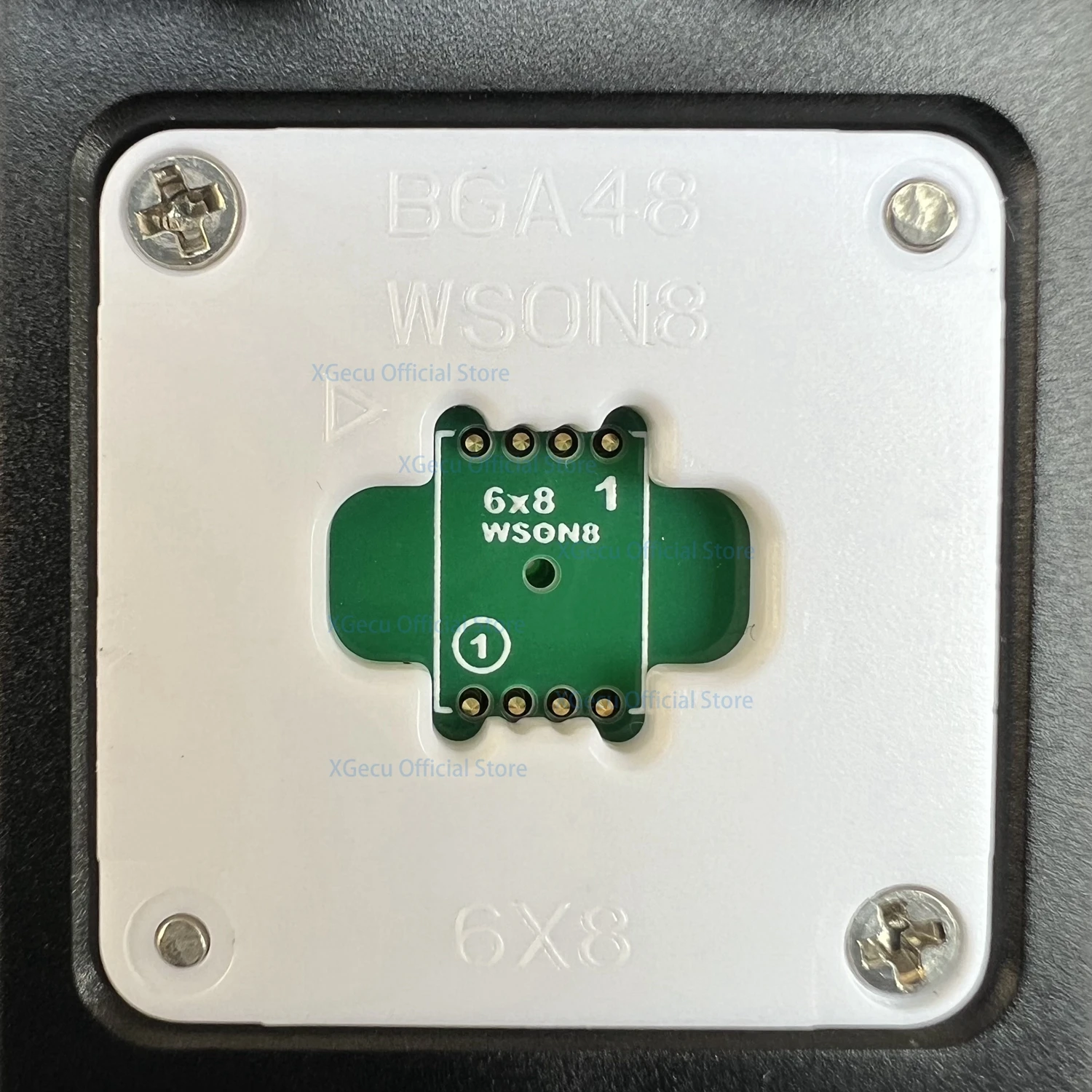 XGecu QFN8 WSON8 DFN8 5X6 or 6X8 IC Socket universal adapter for SPI NAND NOR Flash MLF8 MLP8 SON8 with High-end Spring Probe