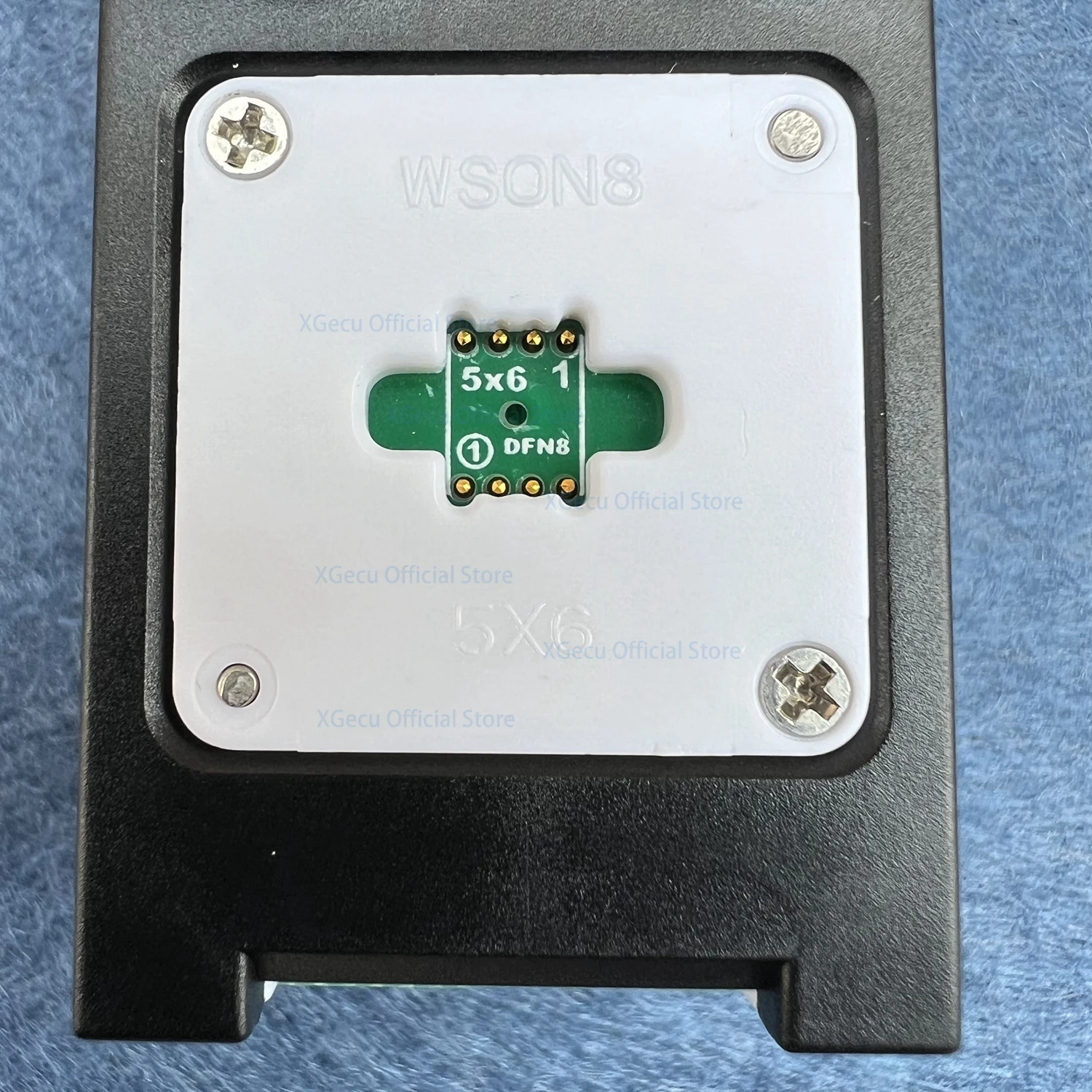 XGecu QFN8 WSON8 DFN8 5X6 or 6X8 IC Socket universal adapter for SPI NAND NOR Flash MLF8 MLP8 SON8 with High-end Spring Probe