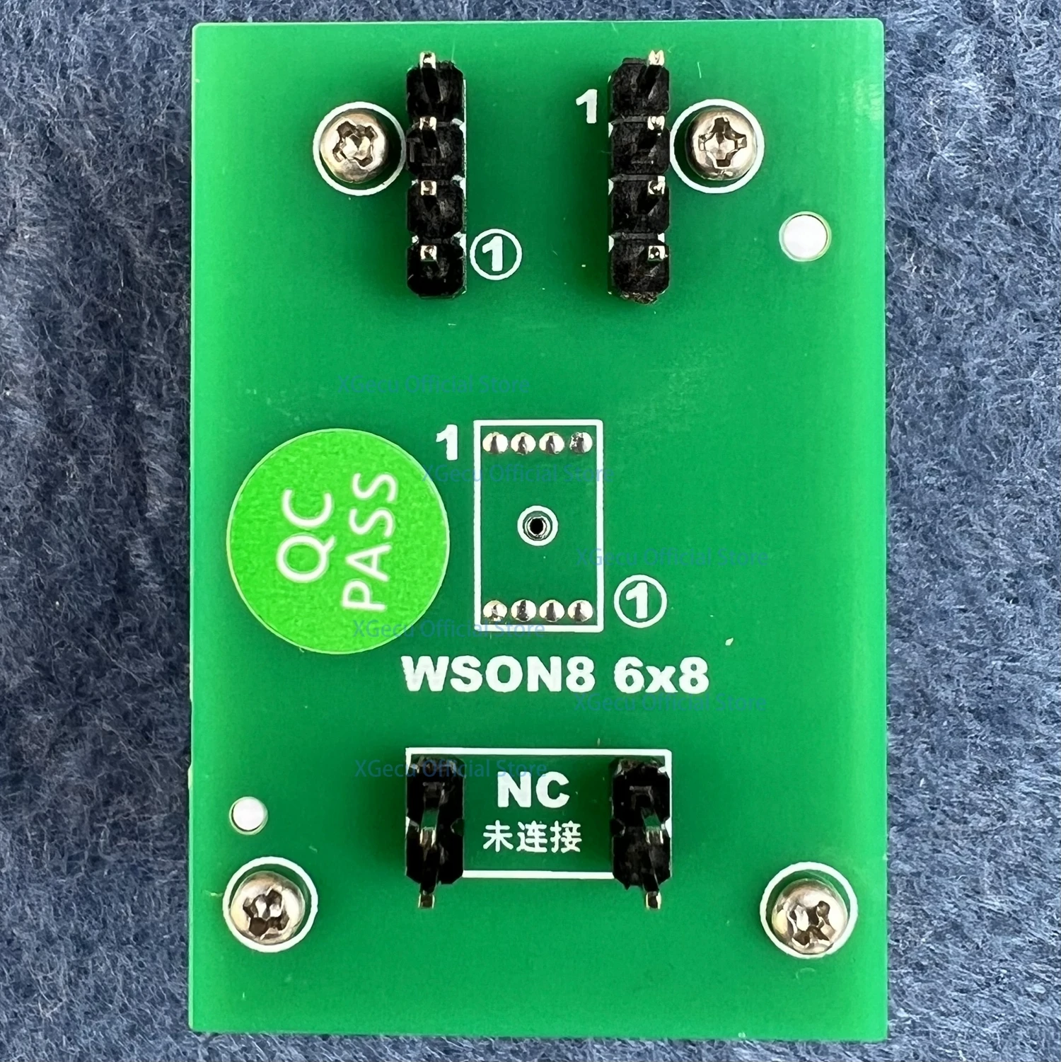 XGecu QFN8 WSON8 DFN8 5X6 or 6X8 IC Socket universal adapter for SPI NAND NOR Flash MLF8 MLP8 SON8 with High-end Spring Probe