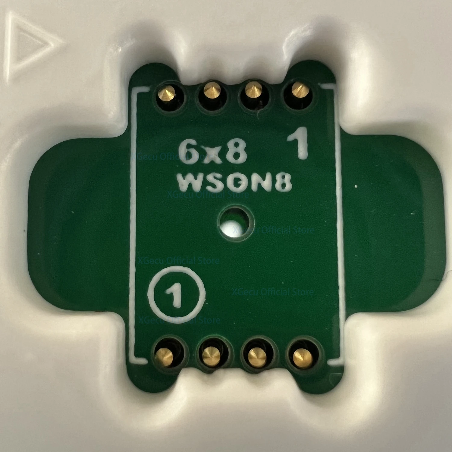 XGecu QFN8 WSON8 DFN8 5X6 or 6X8 IC Socket universal adapter for SPI NAND NOR Flash MLF8 MLP8 SON8 with High-end Spring Probe