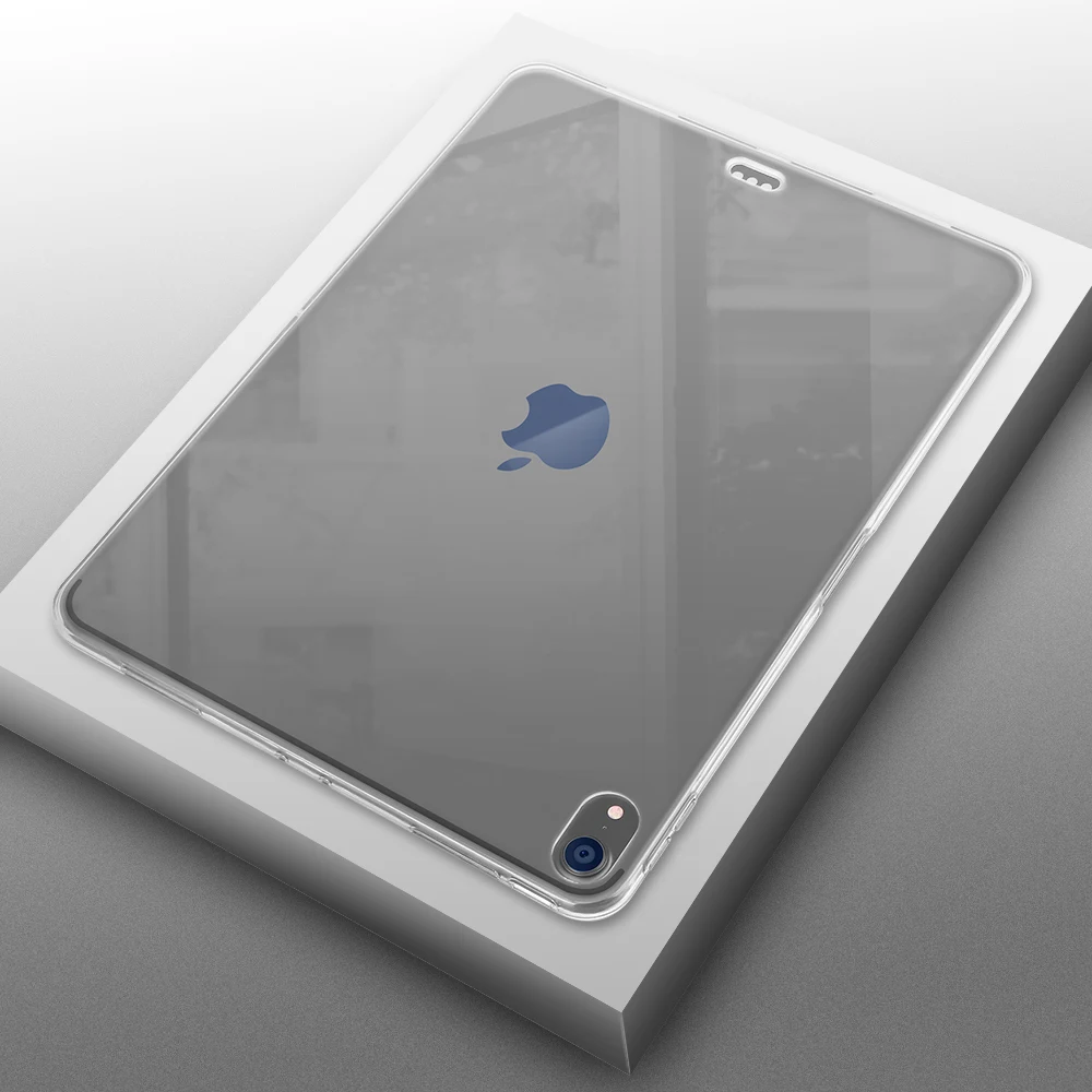 TPU Silicon Transparent Case Funda For Apple iPad Mini 6 5 Air 4 3 2 1 Transparent Case For iPad Pro 11 10.2 7 8 9th 10.9 10.5