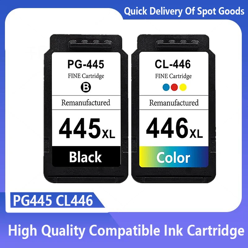 PG445 CL446 Ink Cartridge PG 445 CL 446 Compatible For Canon Pixma MX494 MG2440 MG2540 MG2940 IP2840 MG2545 TS3140 MG3040 TR4540