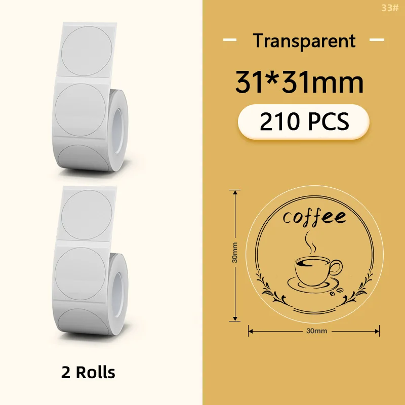 Niimbot B1 Cartoon Pattern For B21 B203 B3S Smart Portable Label Printer Thermal Label Paper Waterproof Stickers Fast Printing
