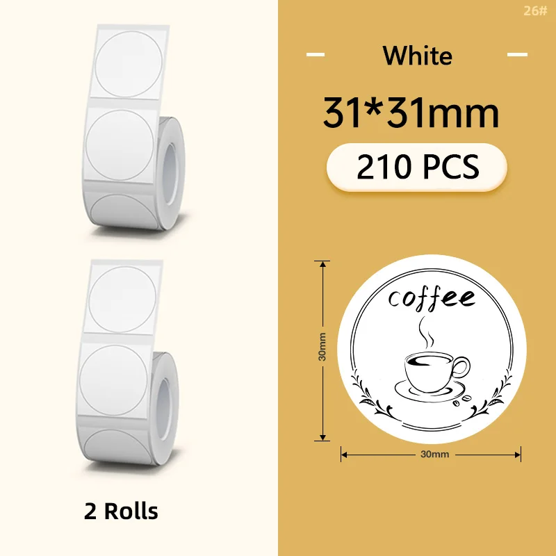 Niimbot B1 Cartoon Pattern For B21 B203 B3S Smart Portable Label Printer Thermal Label Paper Waterproof Stickers Fast Printing