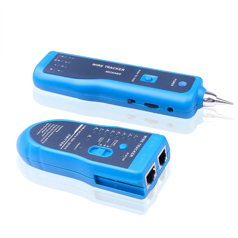 Network Cable Tester LAN Telephone Wire Tracker Diagnose Tone Tracer for STP UTP Cat5 Cat6 RJ45 RJ11 Detector Line Finder