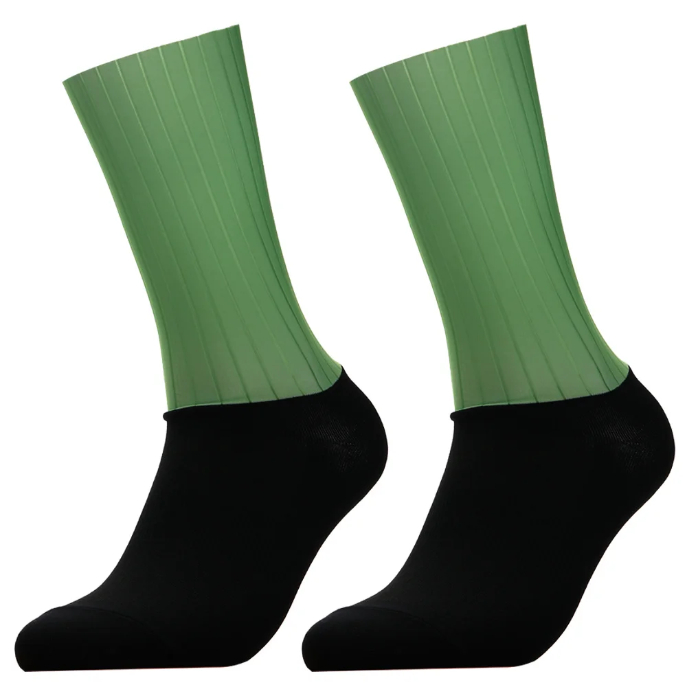 New Bike Team Aero Socks Seamless Anti Slip Cycling Socks Road Bicycle Socks Outdoor Racing Bike Compression Sport Socks