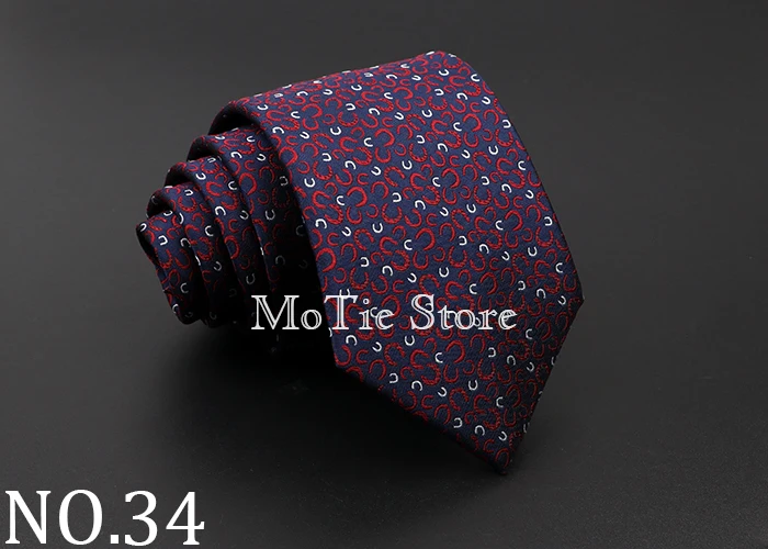 Classic Dots Neck Ties For Men Casual Suits Necktiie Gravatas Red Blue Mens 8cm Neckties For Business Wedding shirt Dress Tie