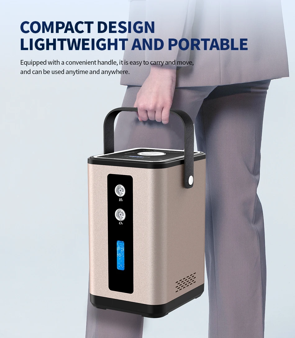 Suyzeko 450ml Oxygen Generator Hydrogen Inhalation Machine Hydrogen Molecular Water Generator Ionizer Inhaler Health Care