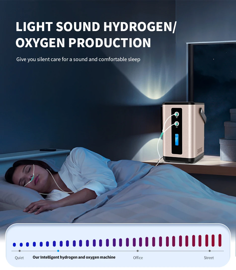 Suyzeko 450ml Oxygen Generator Hydrogen Inhalation Machine Hydrogen Molecular Water Generator Ionizer Inhaler Health Care