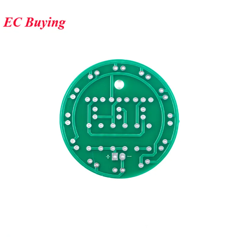 5Pcs/1pc LED Water Light LED Round Water Light Production Kit for Skill Training Soldering Practice Parts Diy Electronic Kit Set